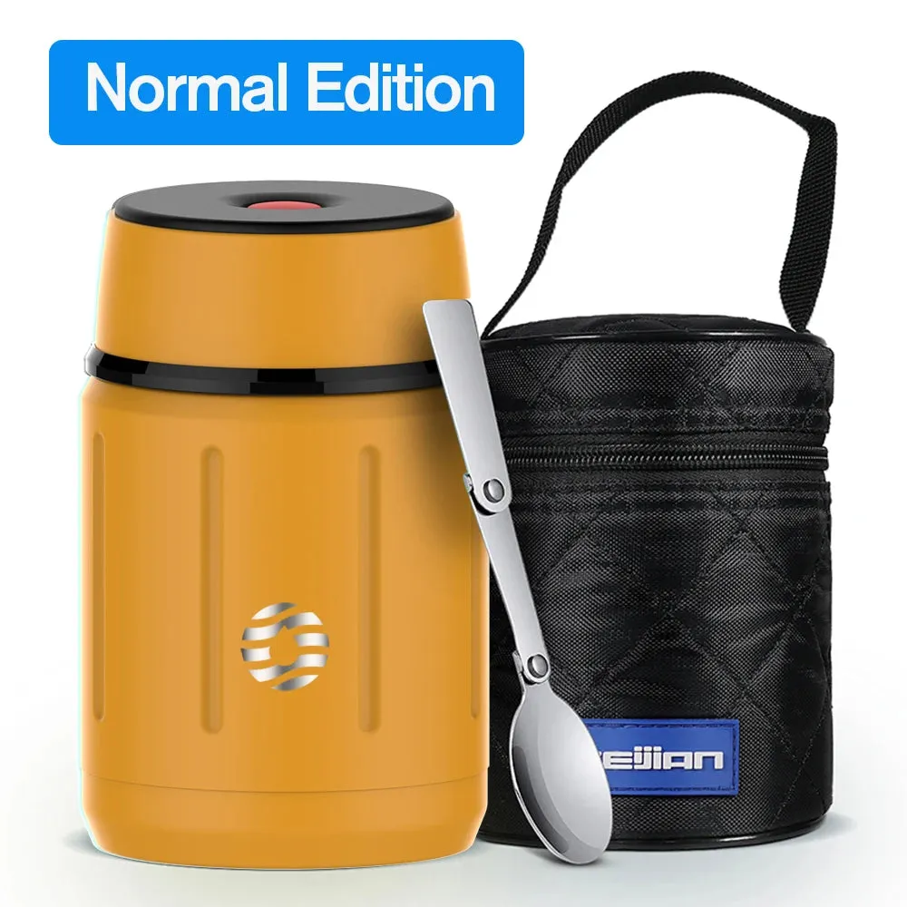 Stainless Steel  Lunch Container 750ML with Spoon