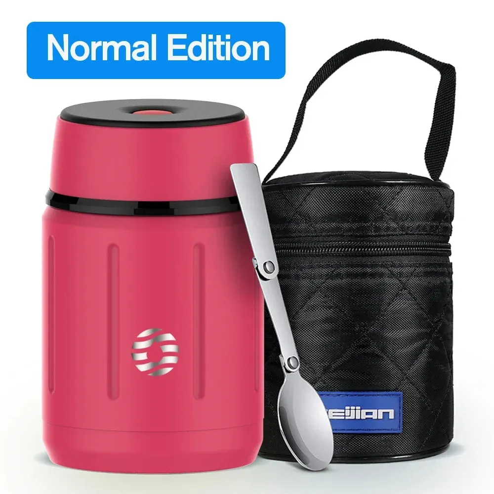 Stainless Steel  Lunch Container 750ML with Spoon