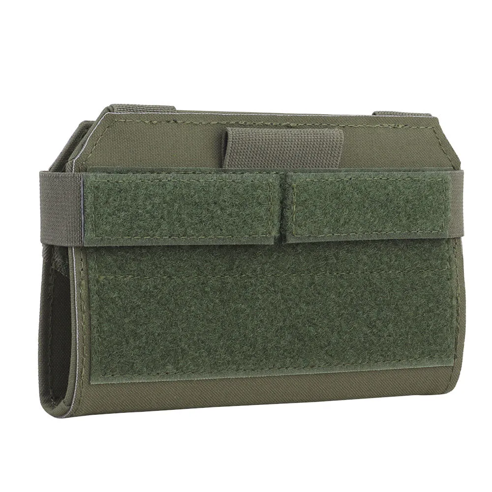 Tactical Phone Pouch in Ranger Green with a foldable handle