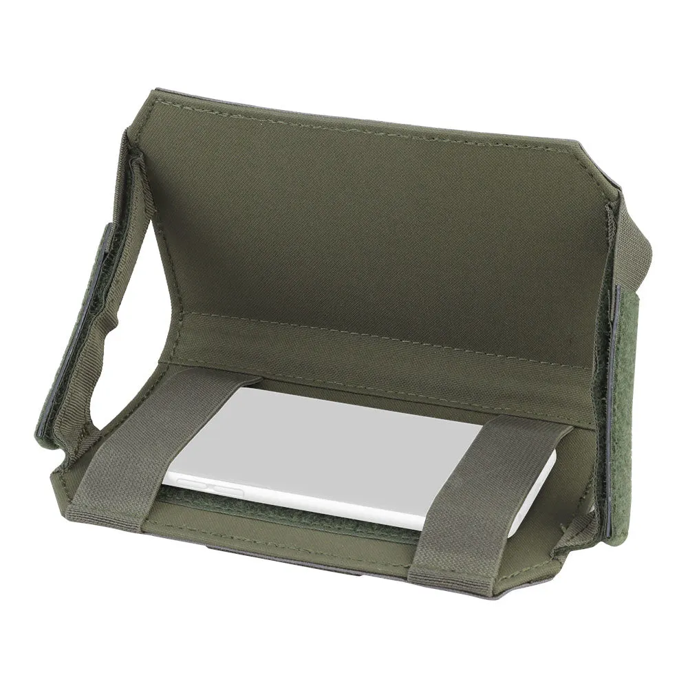 Tactical Phone Pouch in Ranger Green with a foldable handle