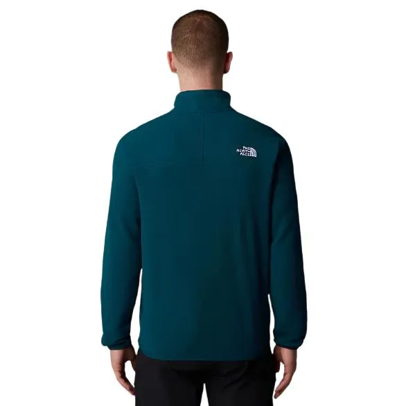 The North Face Mens 100 Glacier 1/4 Zip Midnight Petrol