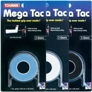 Tourna Mega Tac Tennis Overgrip - 3 Pack