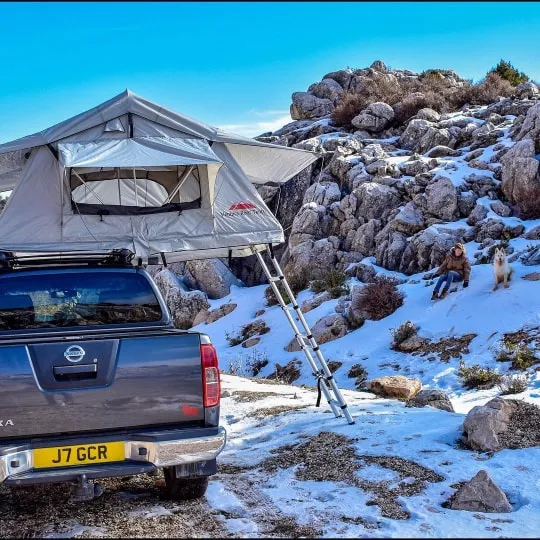 Ventura Deluxe 1.4 Roof Top Tent   Side Awning