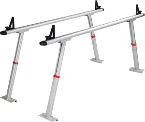 Vevor Aluminum Truck Bed Rack 800 lbs. 17"-29" Adjustable Height Non-Drilling C-Clamps New