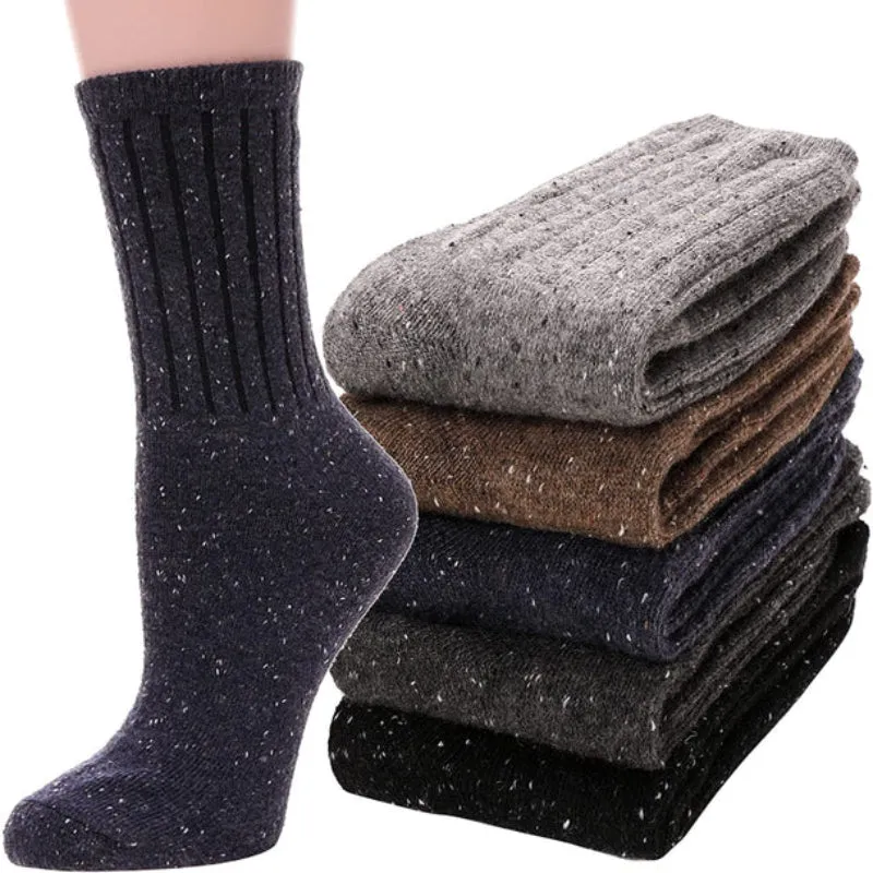 Women's 5 Pairs Hiking Thermal Wool Socks
