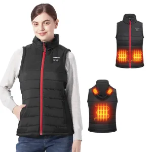 Women's Winter Heated Jacket Heated Gillet Vest with Power Bank