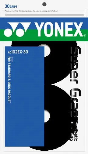 Yonex AC102-30BK Super Grap (30 Wraps)(Black)